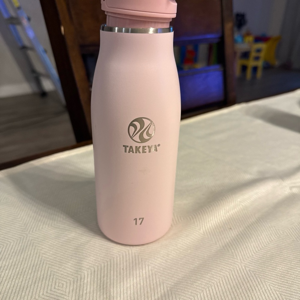 Takeya Pink Water Bottle